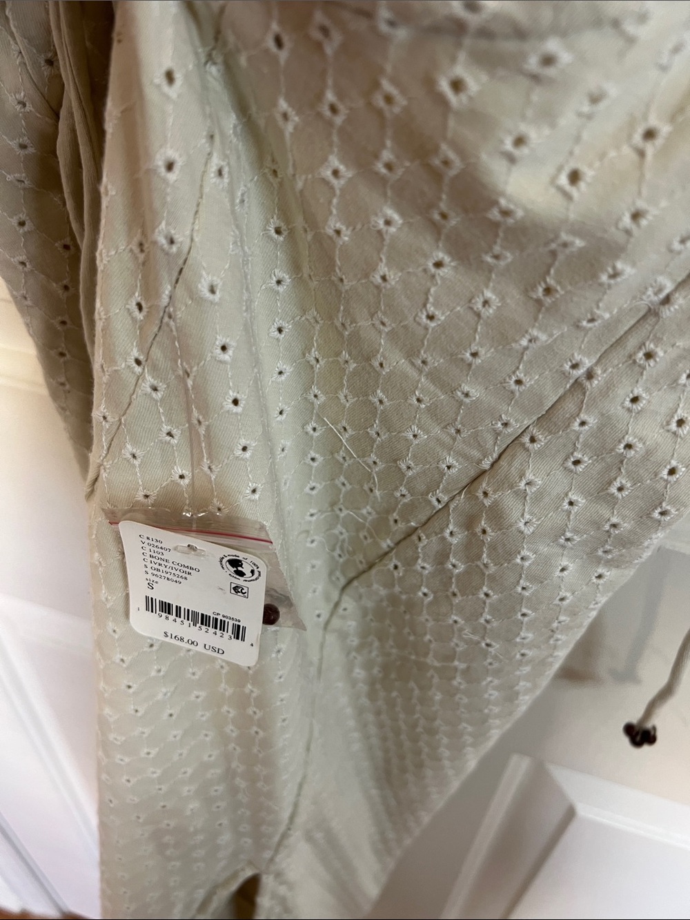 Free People Cream Eyelet Sleeveless Maxi Dress - Picture 10 of 16